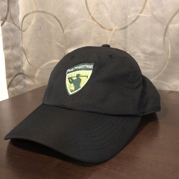 The Prestige Golf Hat PGA West Greg Norman Course Black Adjustable Strap Cap - Picture 3 of 9